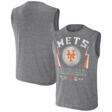 Adult Men's New York Mets Darius Rucker Collection by Fanatics Relaxed-Fit Muscle Tank Top - Charcoal