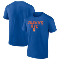 Adult Men's New York Mets Fanatics Branded Hometown Queens NY baseball T-shirt - Royal
