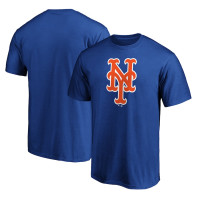 Adult Men's New York Mets Fanatics Branded Official Logo baseball T-shirt - Royal