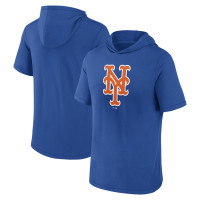 Adult Men's New York Mets Fanatics Branded Short Sleeve baseball Hoodie baseball T-shirt - Royal