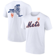 Adult Men's New York Mets Fanatics Branded Team Hot Shot baseball T-shirt - White