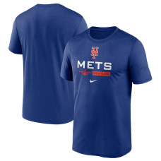 Adult Men's New York Mets Nike 2022 Postseason Authentic Collection Dugout baseball T-shirt - Royal
