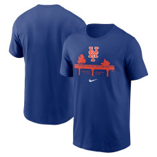 Adult Men's New York Mets Nike Bridge Local Team baseball T-shirt - Royal