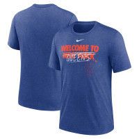 Adult Men's New York Mets Nike Home Spin Tri-Blend baseball T-shirt - Heather Royal