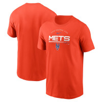 Adult Men's New York Mets Nike Team Engineered Performance baseball T-shirt - Orange