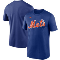 Adult Men's New York Mets Nike Wordmark Legend Performance baseball T-shirt - Royal