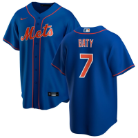 Men's New York Mets Brett Baty #7 Royal Alternate Replica Jersey