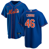 Men's New York Mets Griffin Canning #46 Royal Alternate Replica Jersey