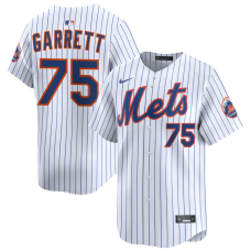 Men's New York Mets Reed Garrett #75 White Home Limited Jersey