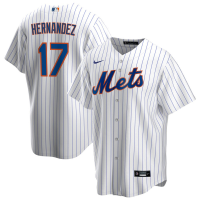 Men's New York Mets Keith Hernandez #17 White Home Former Player‌ Replica Jersey