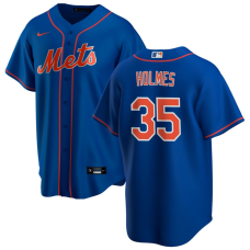 Men's New York Mets Clay Holmes #35 Royal Alternate Replica Jersey