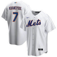 Men's New York Mets Ed Kranepool #7 White Home Former Player‌ Replica Jersey