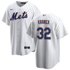 Men's New York Mets Max Kranick #32 White Home Replica Jersey