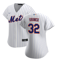 Women's New York Mets Max Kranick #32 White Home Replica Jersey Women's New York Mets Max Kranick #32 White Home Replica Jersey