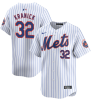 Youth New York Mets Max Kranick #32 White Home Limited Jersey