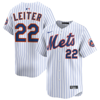 Men's New York Mets Al Leiter #22 White Home Limited Former Player‌ Jersey