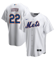 Men's New York Mets Al Leiter #22 White Home Former Player‌ Replica Jersey