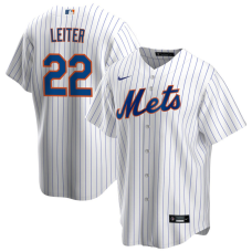 Men's New York Mets Al Leiter #22 White Home Former Player‌ Replica Jersey