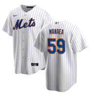 Men's New York Mets Sean Manaea #59 White Home Replica Jersey Men's New York Mets Sean Manaea #59 White Home Replica Jersey