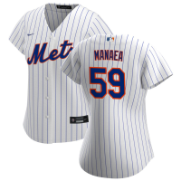Women's New York Mets Sean Manaea #59 White Home Replica Jersey