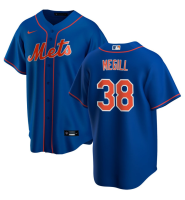Men's New York Mets Tylor Megill #38 Royal Alternate Replica Jersey Men's New York Mets Tylor Megill #38 Royal Alternate Replica Jersey