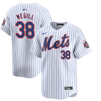Youth New York Mets Tylor Megill #38 White Home Limited Jersey