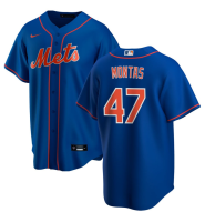 Men's New York Mets Frankie Montas #47 Royal Alternate Replica Jersey Men's New York Mets Frankie Montas #47 Royal Alternate Replica Jersey