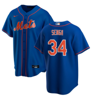 Men's New York Mets Kodai Senga #34 Royal Alternate Replica Jersey Men's New York Mets Kodai Senga #34 Royal Alternate Replica Jersey