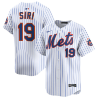 Men's New York Mets Jose Siri #19 White Home Limited Jersey