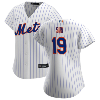 Women's New York Mets Jose Siri #19 White Home Replica Jersey