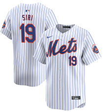 Youth New York Mets Jose Siri #19 White Home Limited Jersey