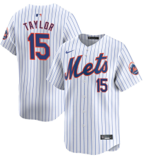 Youth New York Mets Tyrone Taylor #15 White Home Limited Jersey
