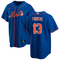 Men's New York Mets Luis Torrens #13 Royal Alternate Replica Jersey