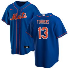 Men's New York Mets Luis Torrens #13 Royal Alternate Replica Jersey