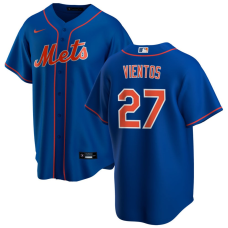 Men's New York Mets Mark Vientos #27 Royal Alternate Replica Jersey