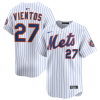Men's New York Mets Mark Vientos #27 White Home Limited Jersey