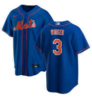Men's New York Mets Jesse Winker #3 Royal Alternate Replica Jersey Men's New York Mets Jesse Winker #3 Royal Alternate Replica Jersey