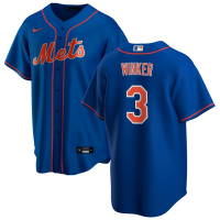 Men's New York Mets Jesse Winker #3 Royal Alternate Replica Jersey