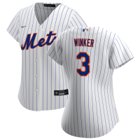 Women's New York Mets Jesse Winker #3 White Home Replica Jersey