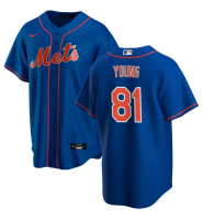 Men's New York Mets Danny Young #81 Royal Alternate Replica Jersey Men's New York Mets Danny Young #81 Royal Alternate Replica Jersey
