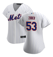 Women's New York Mets Tyler Zuber #53 White Home Replica Jersey