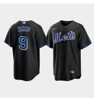 Men's New York Mets Brandon Nimmo 2022 Replica Alternate Black Jersey Men's New York Mets Brandon Nimmo 2022 Replica Alternate Black Jersey
