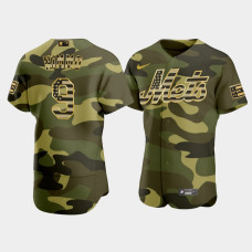 New York Mets #9 Brandon Nimmo Men's 2022 Armed Forces Day Jersey - Camo