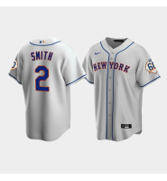 Men's New York Mets Dominic Smith 60th Anniversary Replica Gray Jersey
