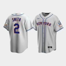 Men's New York Mets Dominic Smith 60th Anniversary Replica Gray Jersey