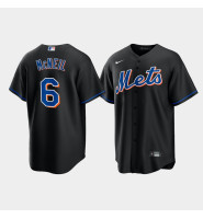 Men's New York Mets Jeff McNeil 2022 Replica Alternate Black Jersey