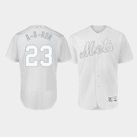 Men's New York Mets Authentic #23 Aaron Altherr 2019 Players' Weekend White A-A-Ron Jersey