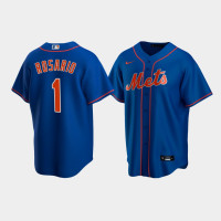 Men's New York Mets #1 Amed Rosario Royal Replica Nike Alternate Jersey