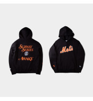Men's New York Mets Awake Subway Series Black Hoodie Men's New York Mets Awake Subway Series Black Hoodie