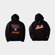 Men's New York Mets Awake Subway Series Black Hoodie